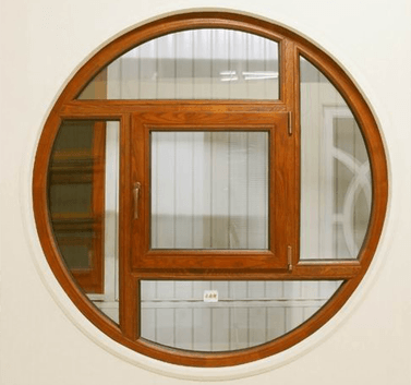Изогнутые деревянные окна